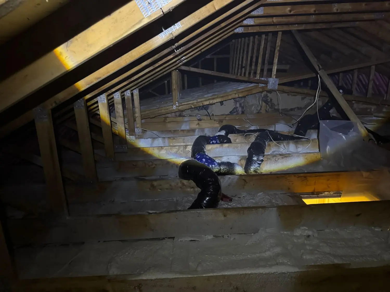 Photo de réalisation — Étanchéisation et isolation complète du comble